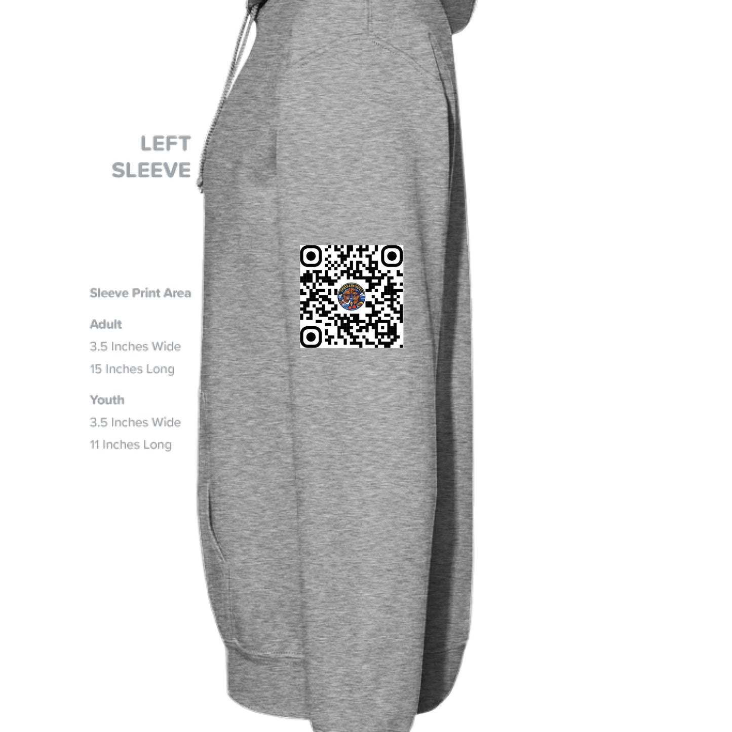 GRAPHITE HEATHER - SLEEVE_LEFT